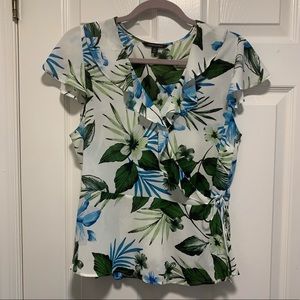 NWOT Banana Republic Wrap Around Tie Blouse - Size M